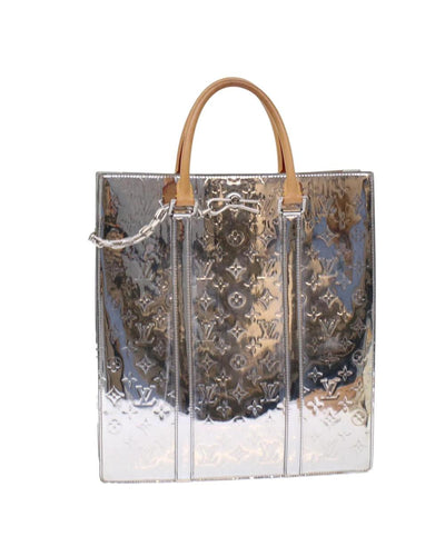 Pre-Owned Silver Fabric Louis Vuitton Sac Plat