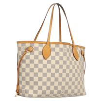Thumbnail of Pre-Owned White Canvas Louis Vuitton Neverfull - Image 1