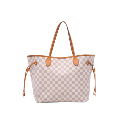 Pre-Owned White Canvas Louis Vuitton Neverfull
