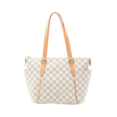 White Canvas Louis Vuitton Totally