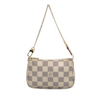 Thumbnail of White Canvas Louis Vuitton Pochette Accessoires - Image 1