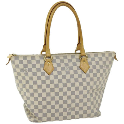 Vintage White Canvas Louis Vuitton Saleya