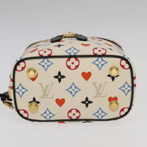 Thumbnail of Vintage White Canvas Louis Vuitton Handbag - Image 5
