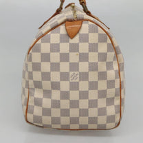 Thumbnail of Pre-Owned White Canvas Louis Vuitton Speedy - Image 5