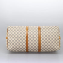 Thumbnail of White Canvas Louis Vuitton Keepall - Image 6