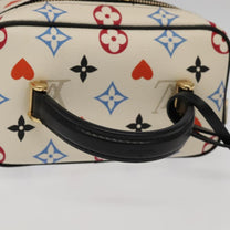 Thumbnail of Vintage White Canvas Louis Vuitton Handbag - Image 7