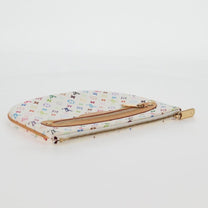 Thumbnail of Pre-Owned White Canvas Louis Vuitton Pouch - Image 7