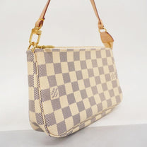 Thumbnail of Vintage White Fabric Louis Vuitton Pochette Accessoires - Image 2