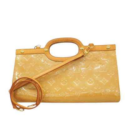 Pre-Owned Yellow Canvas Louis Vuitton Roxbury Drive