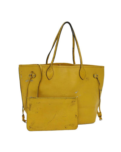 Yellow Leather Louis Vuitton Tote