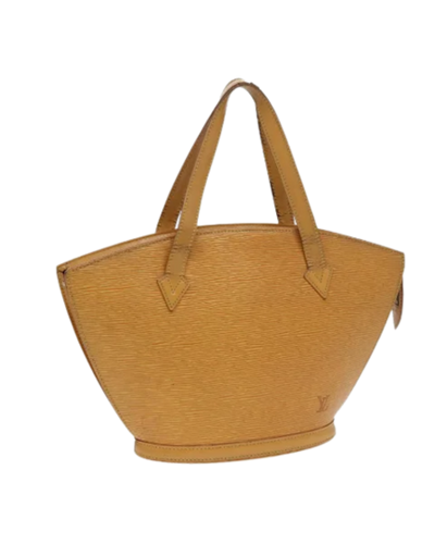 Pre-Owned Yellow Leather Louis Vuitton Saint Jacques
