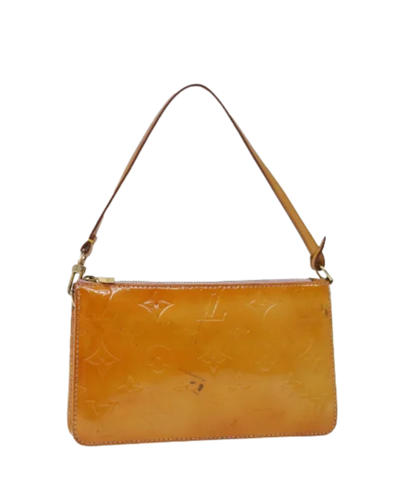 Vintage Yellow Leather Louis Vuitton Lexington Pochette