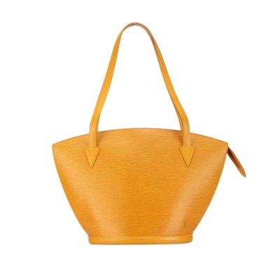 Vintage Yellow Leather Louis Vuitton Saint Jacques