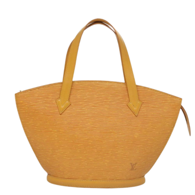 Vintage Yellow Leather Louis Vuitton Saint Jacques