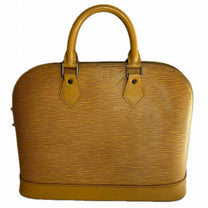 Thumbnail of Pre-Owned Yellow Leather Louis Vuitton Alma - Image 2