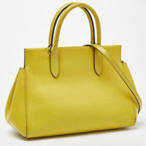 Thumbnail of Vintage Yellow Leather Louis Vuitton Handbag - Image 2