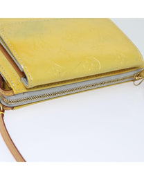 Thumbnail of Vintage Yellow Leather Louis Vuitton Pochette Accessoires - Image 6