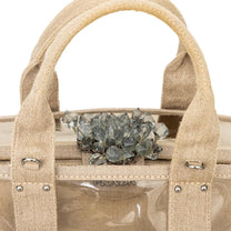 Thumbnail of Vintage Beige Canvas Prada Handbag - Image 8