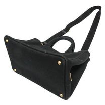 Thumbnail of Vintage Black Canvas Prada Handbag - Image 2