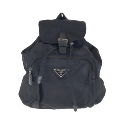 Vintage Black Canvas Prada Tessuto