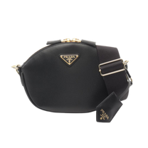 Thumbnail of Pre-Owned Black Leather Prada Crossbody Bag - Image 1