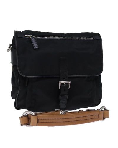 Vintage Black Nylon Prada Galleria Bag