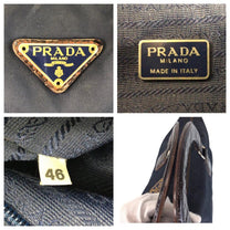 Thumbnail of Vintage Blue Canvas Prada Tessuto - Image 4