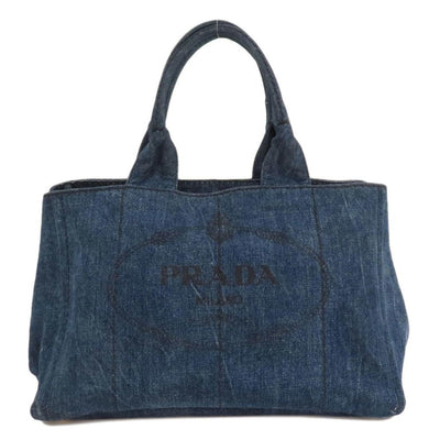 Vintage Blue Denim Prada Tote
