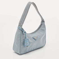 Thumbnail of Pre-Owned Blue Nylon Prada Shoulder Bag - Image 2
