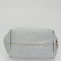 Thumbnail of Vintage Grey Leather Prada Handbag - Image 5