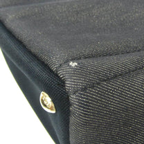Thumbnail of Navy Leather Prada Canapa Tote - Image 8