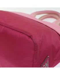 Thumbnail of Vintage Pink Nylon Prada Handbag - Image 10