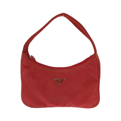 Red Canvas Prada Tessuto