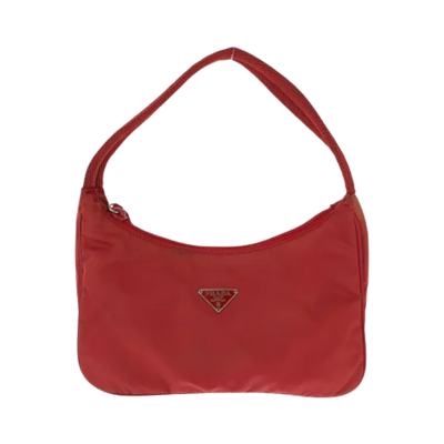 Red Canvas Prada Tessuto