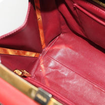 Thumbnail of Vintage Red Leather Prada Handbag - Image 3