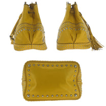Thumbnail of Pre-Owned Yellow Leather Prada Bucket Bag - Image 10
