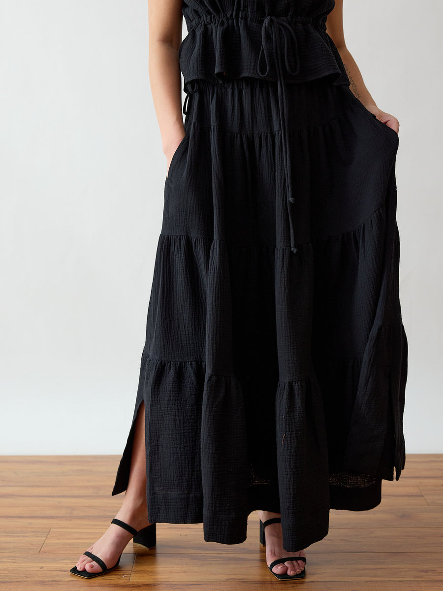 BLACK TEGAN SKIRT