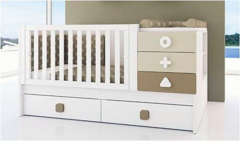 baby cot with storage