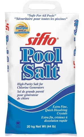 Pool salt for water softeners