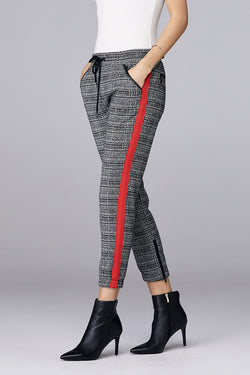 plaid joggers womens