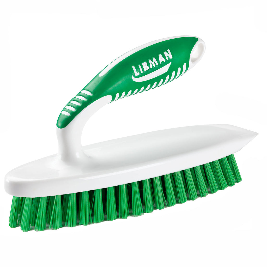 scrub brush broom