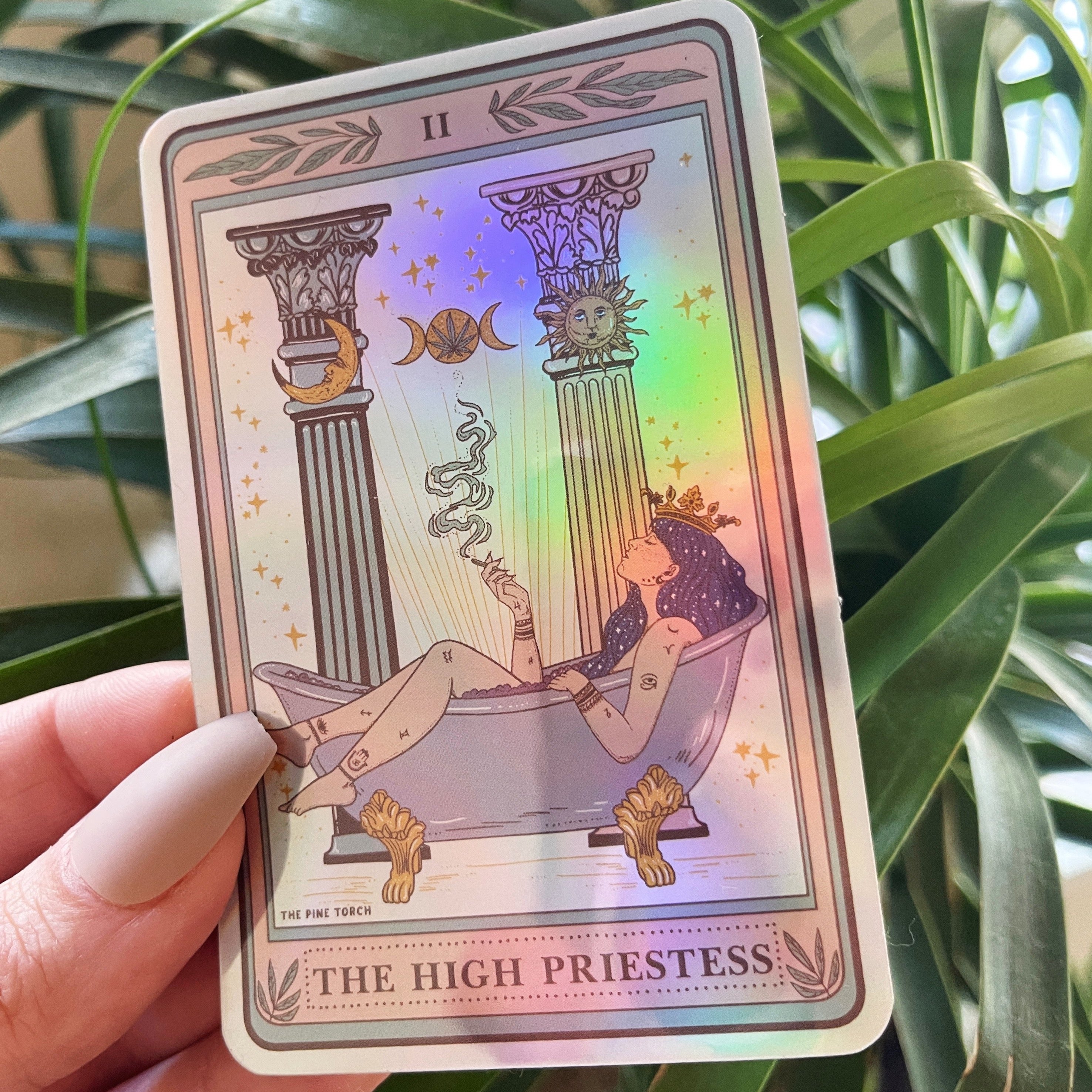 THE TEA TAROT « HOLOGRAPHIC STICKER »