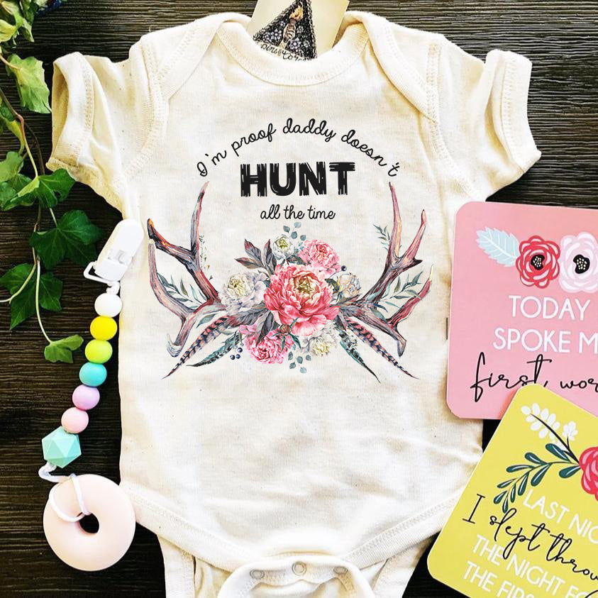 Baby Bodysuit - Hunting With Dad