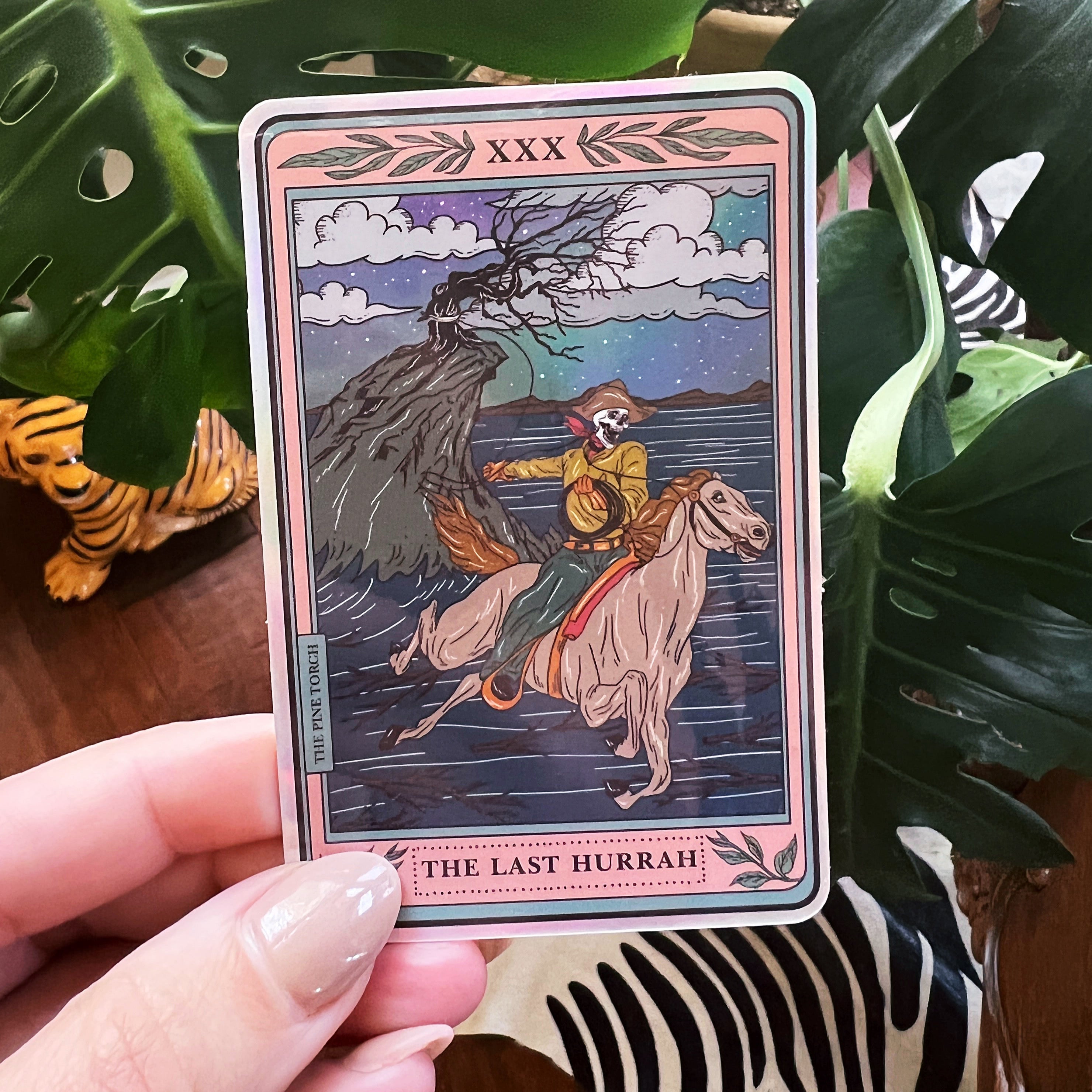 THE SLICE TAROT « HOLOGRAPHIC STICKER »