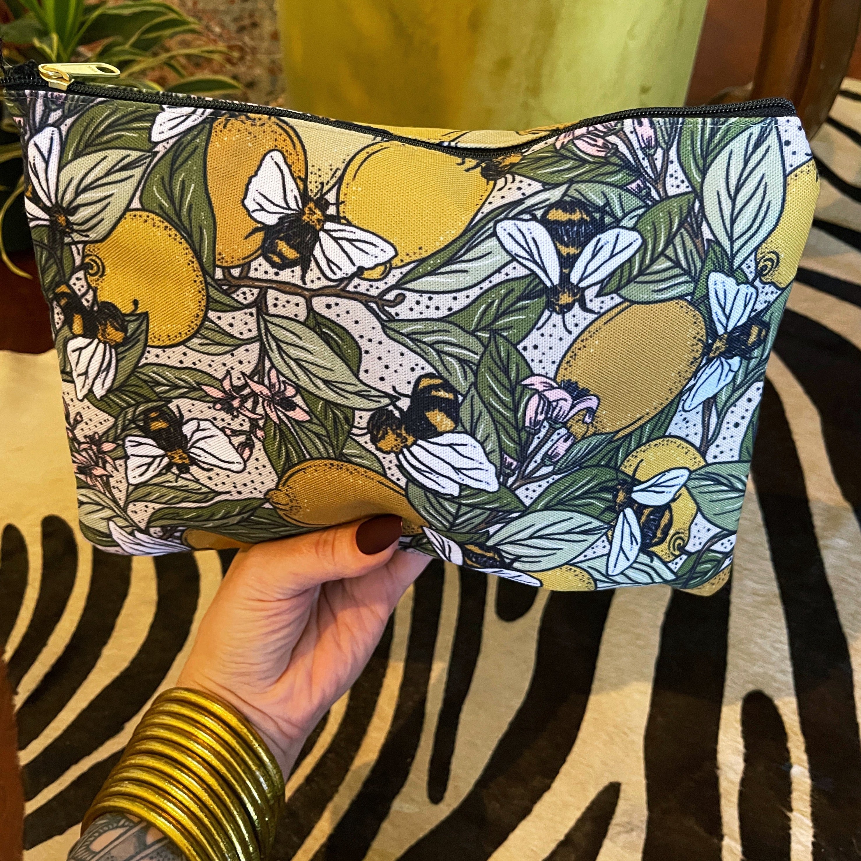 BOOB BEES // COSMETIC ZIP POUCH