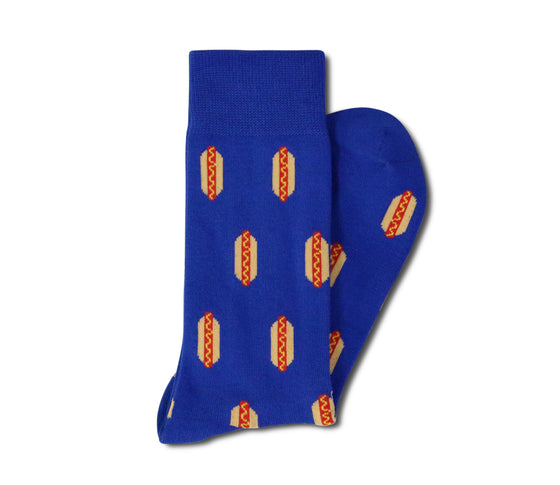 Blue Hot Dog Socks – London Jae Apparel