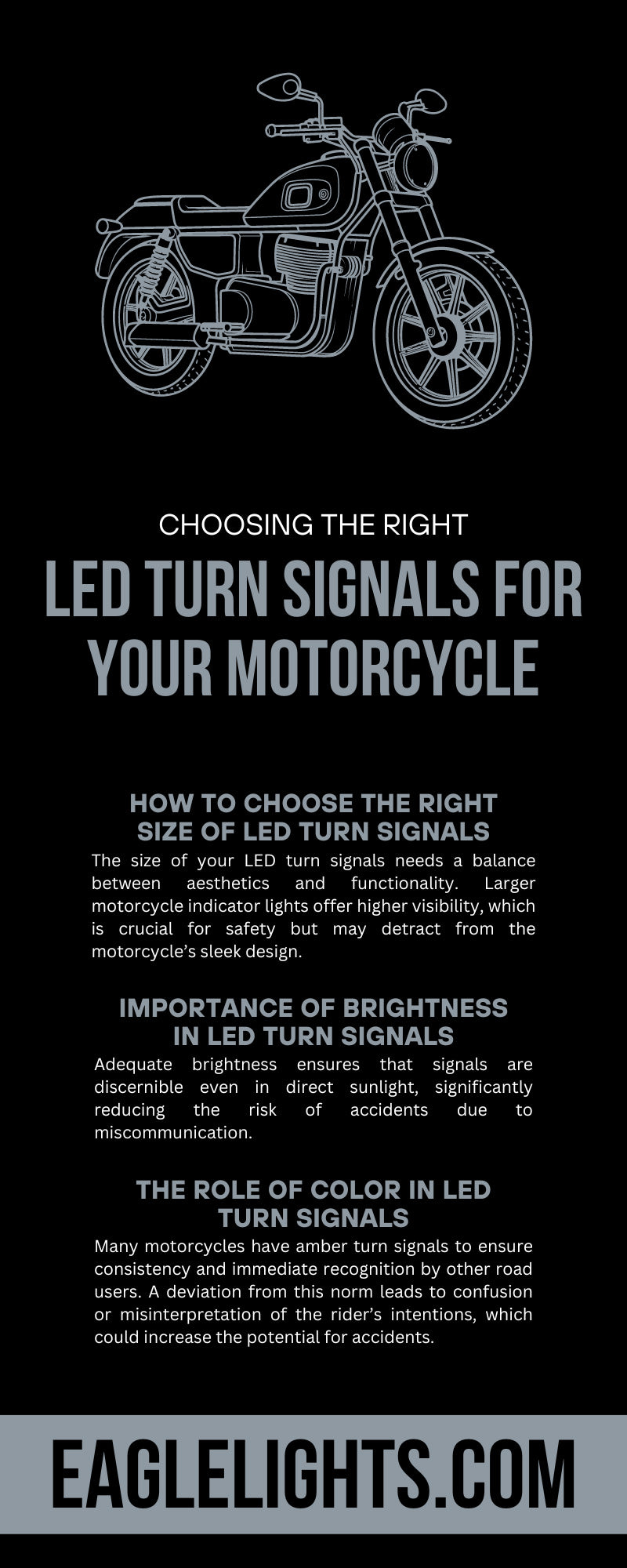 Choosing the Right LED Turn Signals for Your Motorcycle