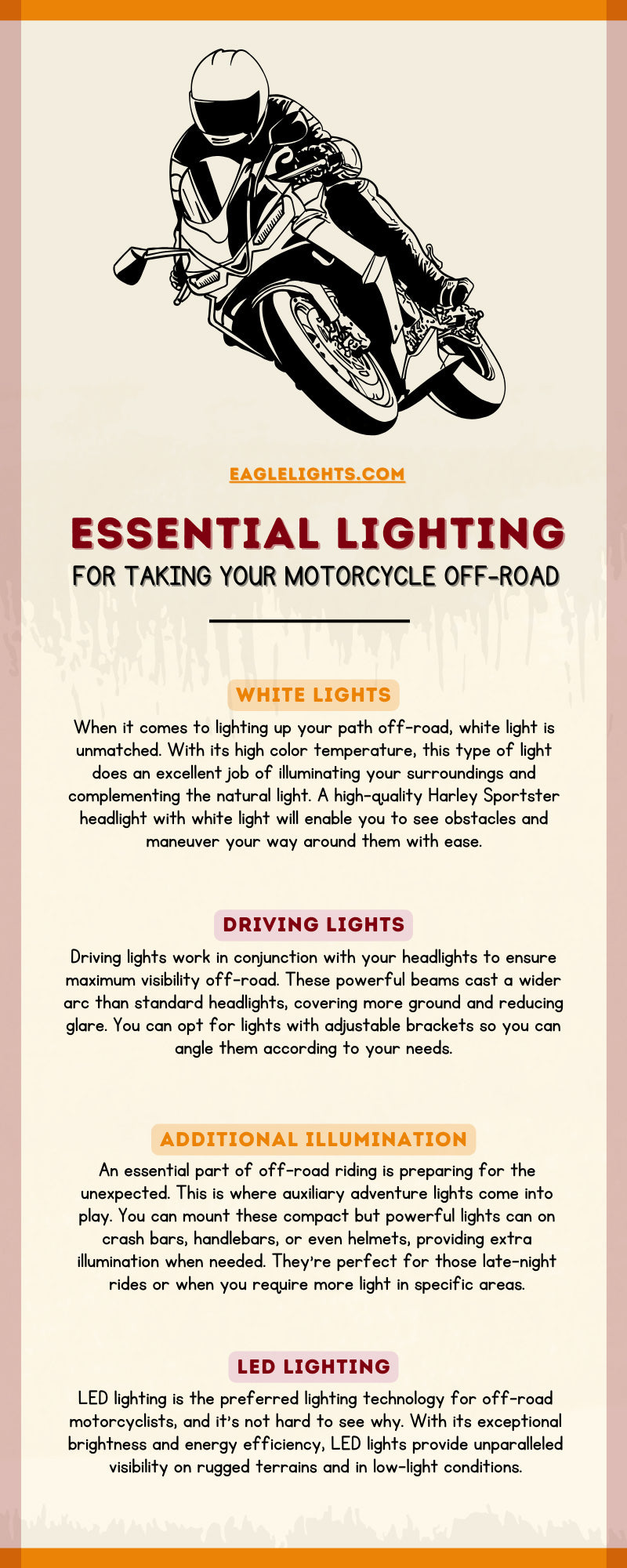 Essential Lighting for Taking Your Motorcycle Off-Road