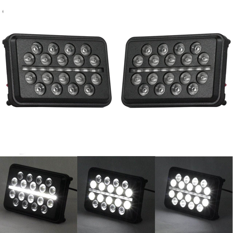 4 X 6 LED Headlights - Eagle Lights 4" X 6" SLIM LINE Multi LED Projection Headlight
