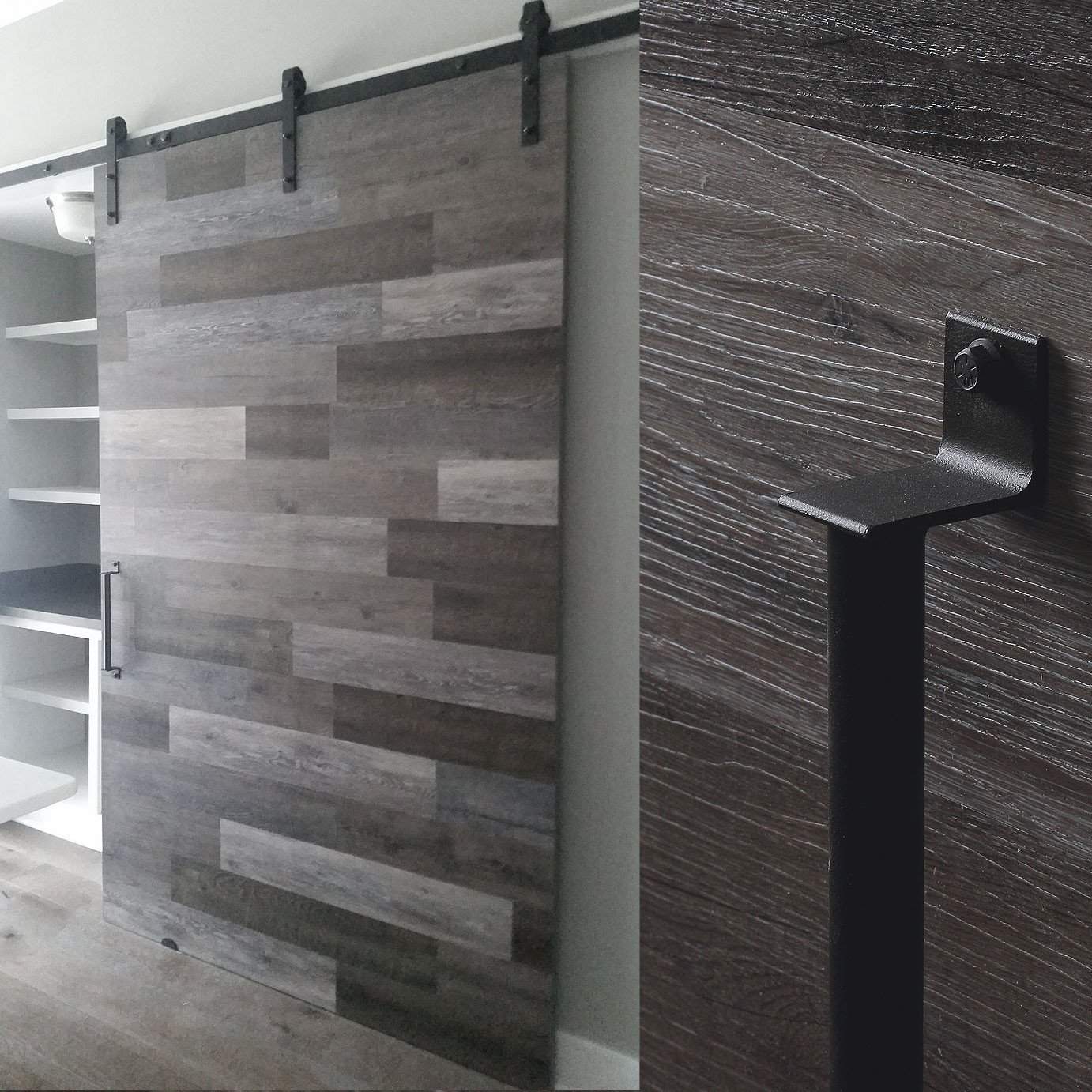 Gray Washed Oak Peel and Stick Wood Wall Planks | 3D Wall Panels